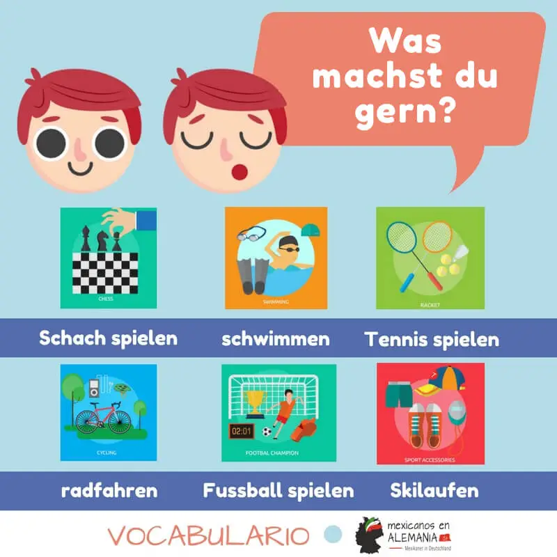 Vocabulario en Alemán - hobbies
