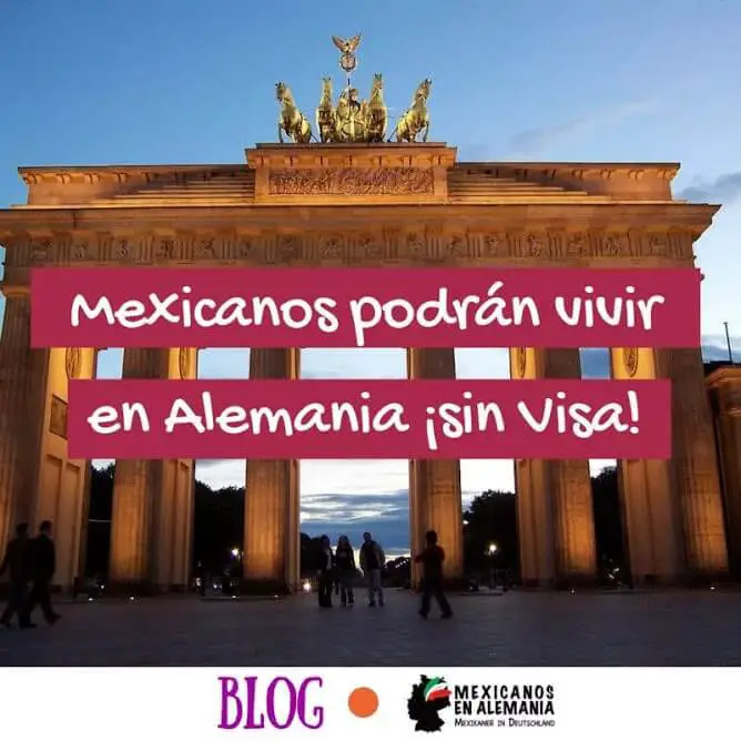 Los mexicanos podrán vivir en Alemania sin visa